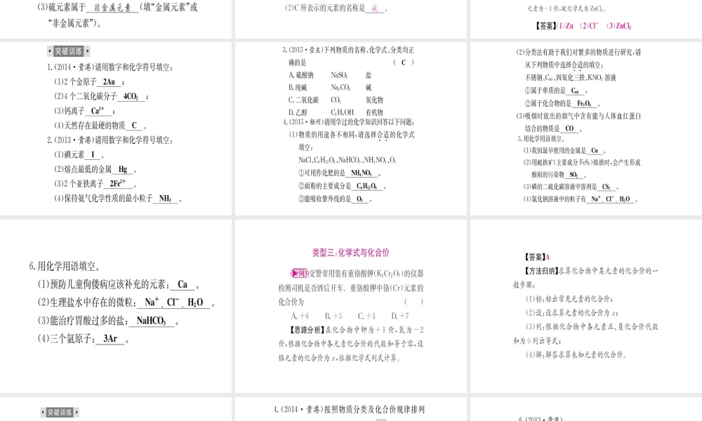 （广西专版）中考化学 第二篇 专题突破复习课件 鲁教版-鲁教版初中九年级全册化学课件