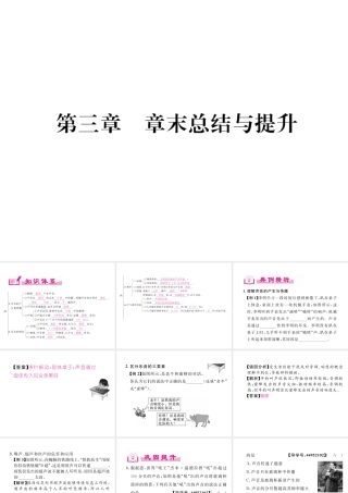 （成都专用）秋八年级物理上册 第3章 声章末总结与提升（精讲）课件 （新版）教科版-（新版）教科版初中八年级上册物理课件