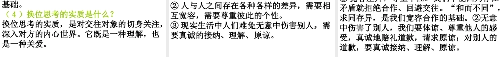（广东省）中考政治 第二单元 第1节 学会交往复习课件-人教版初中九年级全册政治课件