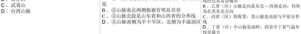 （广东地区）中考地理 专题十 中国的自然环境复习课件 新人教版-新人教版初中九年级全册地理课件