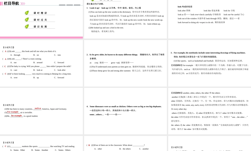 （广州沈阳通用）八年级英语上册 Module 1 Amazing things Unit 1 Encyclopaedias（第2课时）阅读课件 牛津深圳版-牛津深圳版初中八年级上册英语课件
