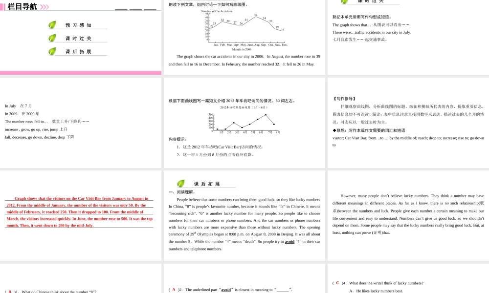 （广州沈阳通用）八年级英语上册 Module 1 Amazing things Unit 2 Numbers（第5课时）写作课件 牛津深圳版-牛津深圳版初中八年级上册英语课件