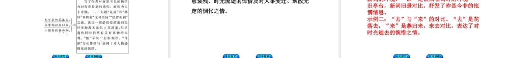 （徐州专版）中考语文 第二部分 古诗文阅读 专题六 古诗词鉴赏复习课件-人教版初中九年级全册语文课件