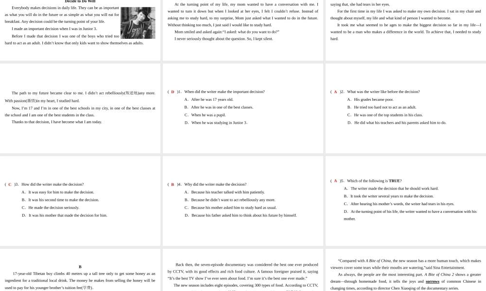 （广州沈阳通用）八年级英语上册 Module 1 Amazing things Unit 2 Numbers（第6课时）综合提升课件 牛津深圳版-牛津深圳版初中八年级上册英语课件