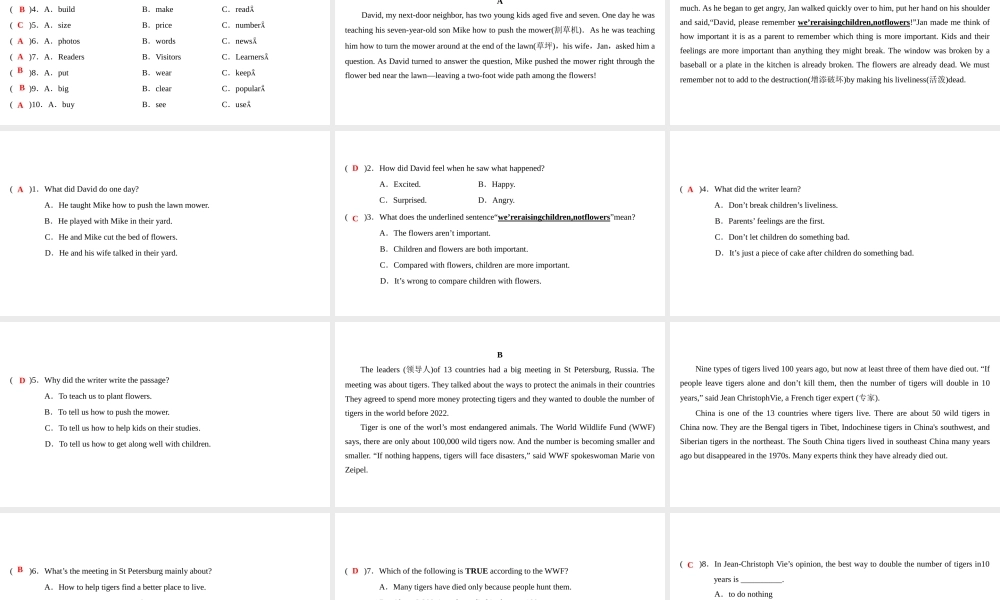 （广州沈阳通用）八年级英语上册 Module 2 Science and technology Unit 4 Inventions（第6课时）综合提升课件 牛津深圳版-牛津深圳版初中八年级上册英语课件