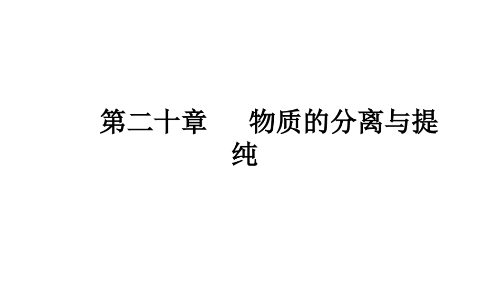 （广东地区）中考化学 第二十章 物质的分离与提纯复习课件 新人教版-新人教版初中九年级全册化学课件