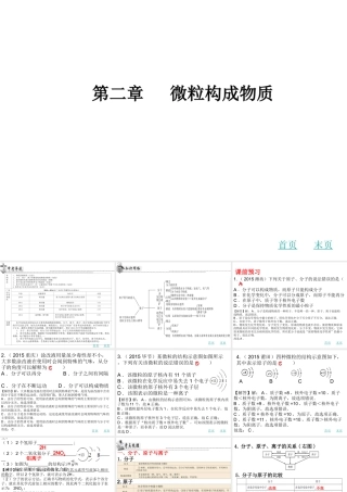 （广东地区）中考化学 第二章 微粒构成物质复习课件 新人教版-新人教版初中九年级全册化学课件