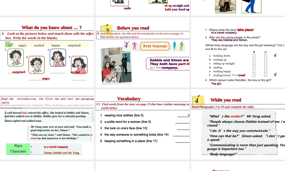 （广州沈阳通用）八年级英语下册 Module 1 Social communication Unit 2 Body language课件 牛津深圳版-牛津深圳版初中八年级下册英语课件
