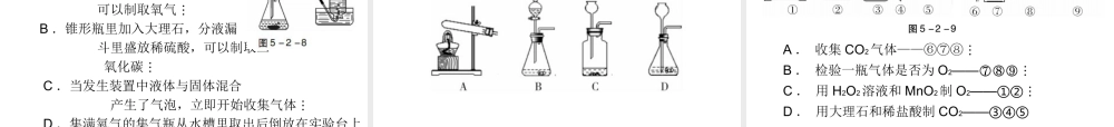 （广东地区）中考化学 第五部分 化学实验 第二节 常见气体的制取复习课件 新人教版-新人教版初中九年级全册化学课件
