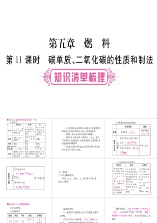 （广西专版）春中考化学 第一部分 教材系统复习 第5章 燃料课件 科粤版-人教版初中九年级全册化学课件