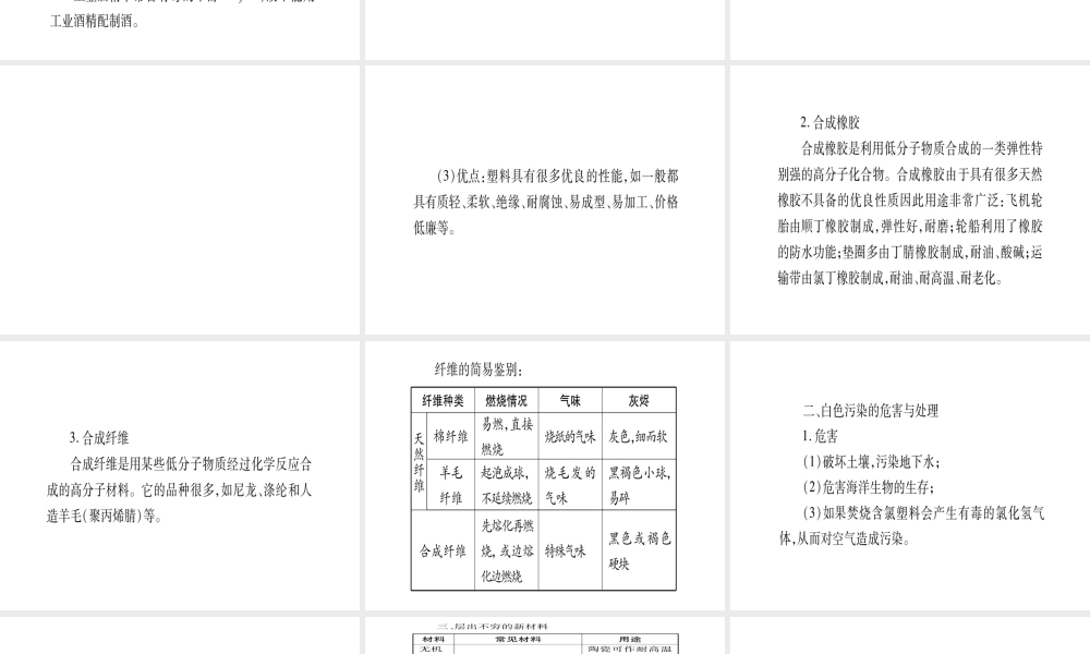（广西专版）春中考化学 第一部分 教材系统复习 第9章 现代生活与化学课件 科粤版-人教版初中九年级全册化学课件