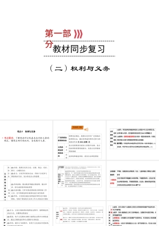 （广西专用）中考道德与法治一轮新优化复习 考点5 权利与义务课件-人教版初中九年级全册政治课件