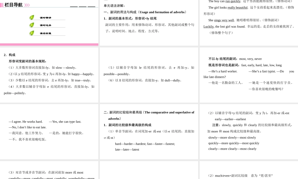 （广州沈阳通用）八年级英语下册 Unit 6 Pets（第3课时）语法课件 牛津深圳版-牛津深圳版初中八年级下册英语课件