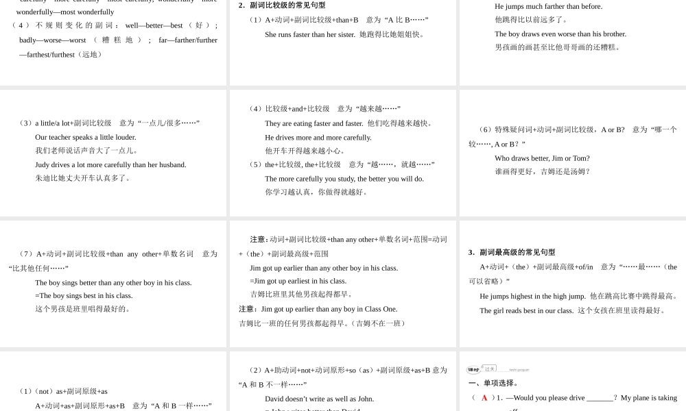 （广州沈阳通用）八年级英语下册 Unit 6 Pets（第3课时）语法课件 牛津深圳版-牛津深圳版初中八年级下册英语课件