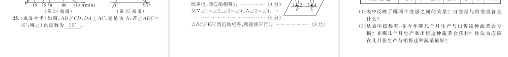 （成都专版）春七年级数学下册 期中达标测试卷作业课件 （新版）北师大版-（新版）北师大版初中七年级下册数学课件