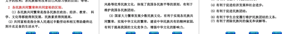 （新疆专版）中考政治 教材基础复习 第五单元 民族团结教育 第27课时 我国的民族政策 新疆民族团结篇课件-人教版初中九年级全册政治课件