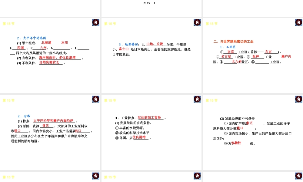 （新课标）（包头专版）2014中考地理复习方案 第六章 我们邻近的地区和国家课件 