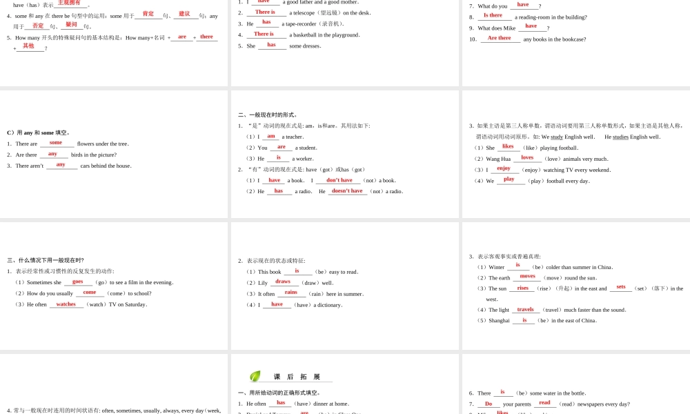 （广州沈阳通用）七年级英语上册 小升初入学知识衔接学案（第8课时）课件 牛津深圳版-牛津深圳版初中七年级上册英语课件