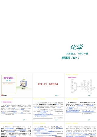 （新课标）2012-2013学年九年级化学上册 第2章 空气、物质的构成同步课件 粤教版