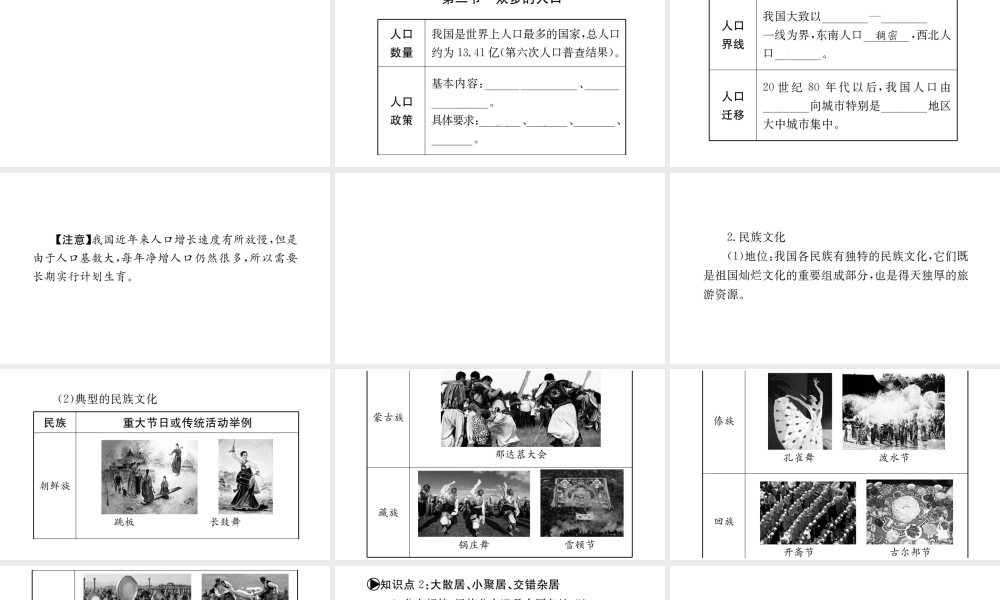 （广西玉林地区）中考地理 第十一章 中国的疆域与人口系统复习课件-人教版初中九年级全册地理课件