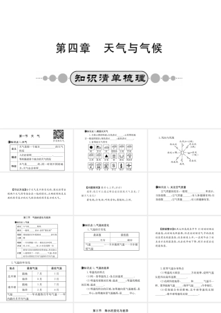 （广西玉林地区）中考地理 第四章 天气与气候系统复习课件-人教版初中九年级全册地理课件