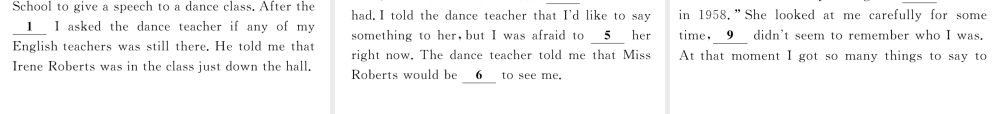 （怀化专版）中考英语命题研究 第三编 中考题型攻略篇 题型二 完形填空（精练）课件-人教版初中九年级全册英语课件