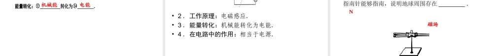 （广西专用）中考物理一轮新优化 第十八章 电与磁课件-人教版初中九年级全册物理课件