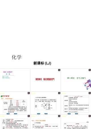 （新课标）2014中考化学复习方案 第四单元 我们周围的空气（考点聚焦+归类示例，含2013试题）课件 鲁教版