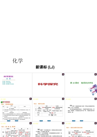 （新课标）2014中考化学复习方案 科学探究（考点聚焦+归类示例，含2013试题）课件 鲁教版
