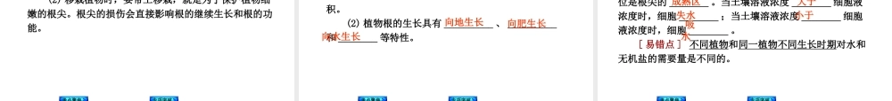 （新课标）2014中考生物复习方案 第3单元 生物圈中的绿色植物（考点聚焦+归类探究+回归教材）课件 苏教版