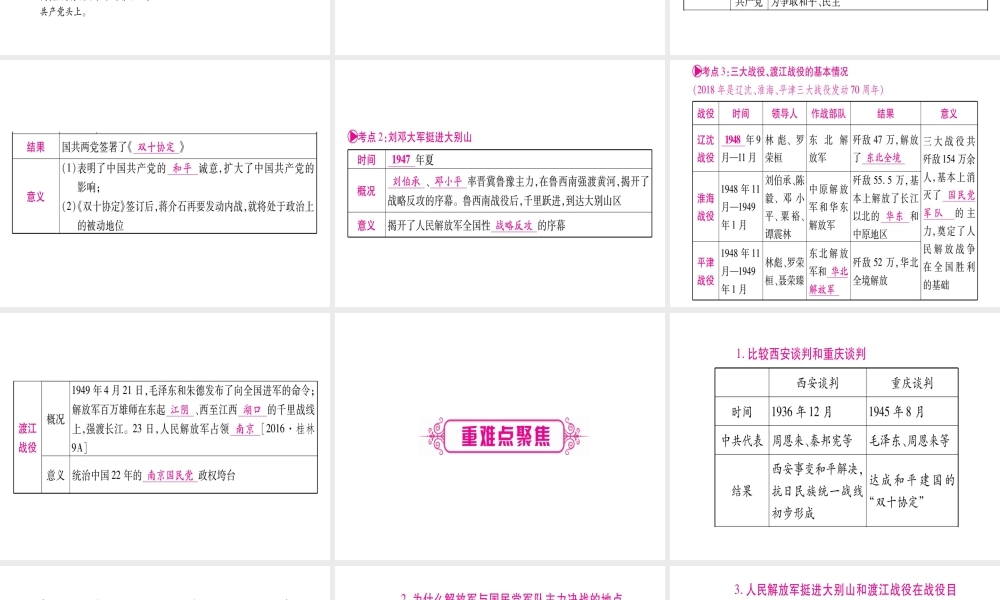 （桂林专用）中考历史总复习 第一篇 考点系统复习 第二板块 中国近代史（八上）第5单元 课件 岳麓版-岳麓版初中九年级全册历史课件