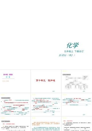 （新课标）九年级化学下册 第十单元 酸和碱同步课件 （新版）新人教版