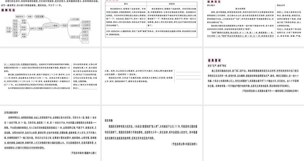 （武汉专版）秋八年级语文上册 第五单元 写作指导《说明事物要抓住特征》习题课件 新人教版-新人教版初中八年级上册语文课件