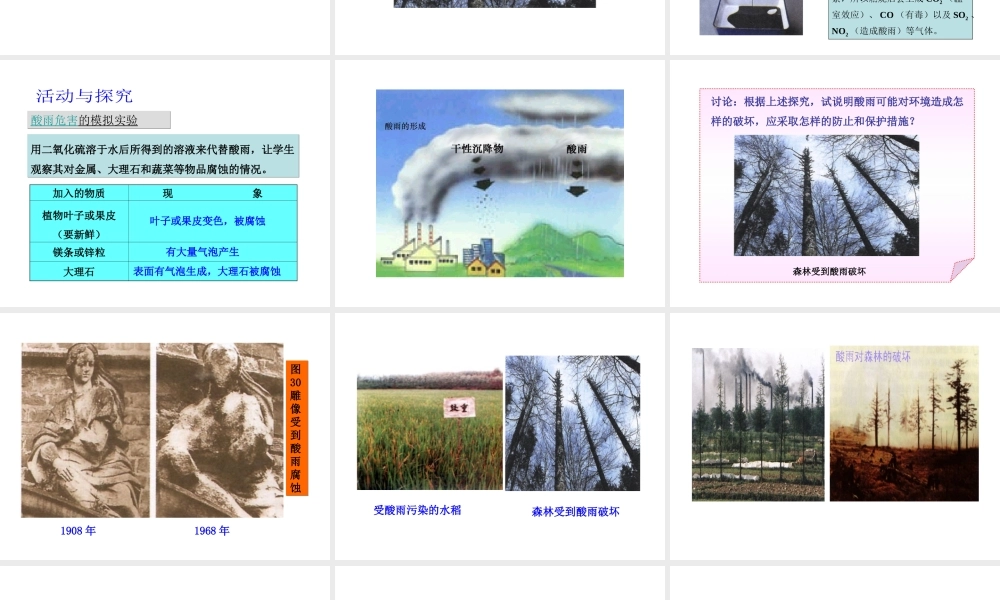 （新课程）2013年秋九年级化学上册 课题2 燃料的合理利用与开发（第2课时）课件 （新版）新人教版