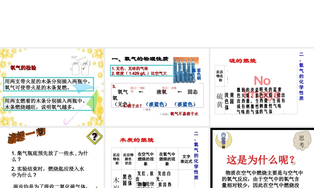 （新课程）2013年秋九年级化学上册 课题2 氧气课件 （新版）新人教版