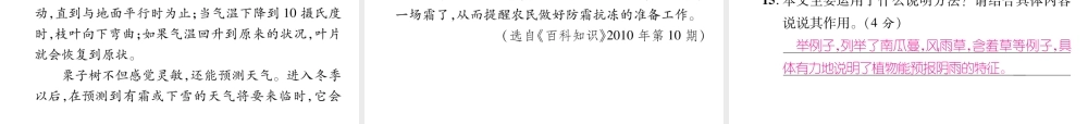 （毕节专版）八年级语文下册 第二单元 5 大自然的语言课件 新人教版-新人教版初中八年级下册语文课件