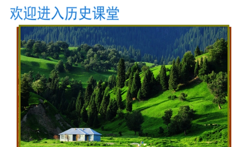 （水滴系列）八年级历史上册 第3课《收复新疆》课件 新人教版-新人教版初中八年级上册历史课件