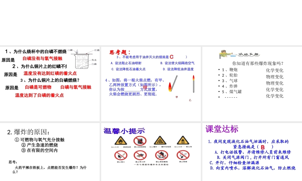 （水滴系列）九年级化学上册 6.3 大自然中的二氧化碳课件1 （新版）鲁教版-（新版）鲁教版初中九年级上册化学课件