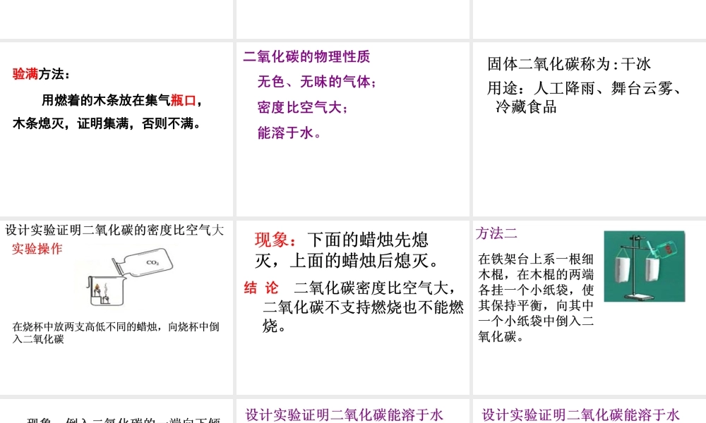 （水滴系列）九年级化学上册 6.3 大自然中的二氧化碳课件2 （新版）鲁教版-（新版）鲁教版初中九年级上册化学课件