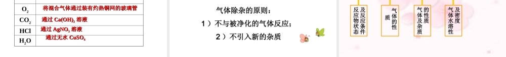 （水滴系列）九年级化学上册 气体的制备和净化课件 （新版）鲁教版-（新版）鲁教版初中九年级上册化学课件