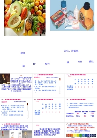 （水滴系列）九年级化学下册 7.3《溶液的酸碱性》课件 （新版）鲁教版-（新版）鲁教版初中九年级下册化学课件