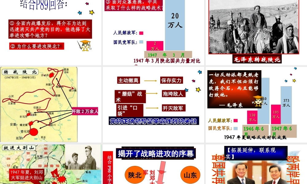 （水滴系列）八年级历史上册 第17课 内战烽火课件 新人教版-新人教版初中八年级上册历史课件