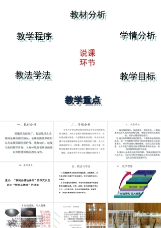 （水滴系列）九年级化学下册 第八单元 金属和金属材料 课题3 金属资源的利用和保护（第2课时）说课课件 （新版）新人教版-（新版）新人教版初中九年级下册化学课件