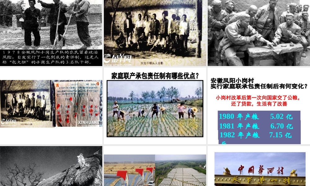 （水滴系列）八年级历史下册 第9课《改革开放》课件 新人教版