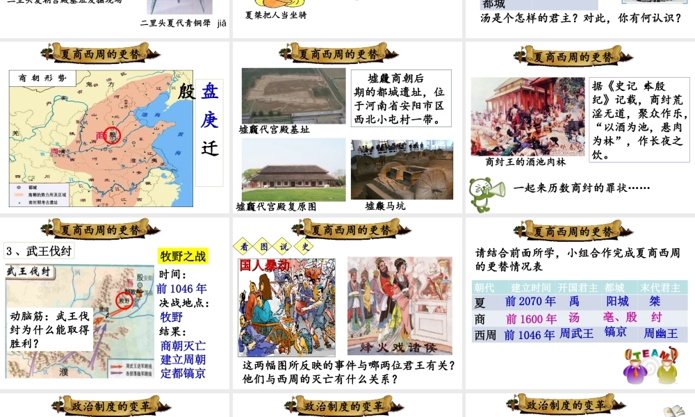 （水滴系列）（2016年秋季版）七年级历史上册 第4课《早期国家的产生和发展》课件 新人教版