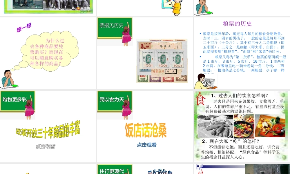 （水滴系列）八年级历史下册 第21课《人民生活方式的变化》课件1 新人教版-新人教版初中八年级下册历史课件