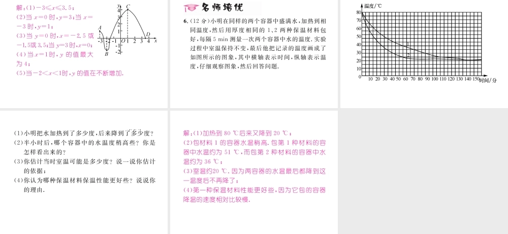 （毕节级数学下册 3.3 用图象表示的变量间关系 第1课时 温度的变化课件 （新版）北师大版-（新版）北师大级下册数学课件