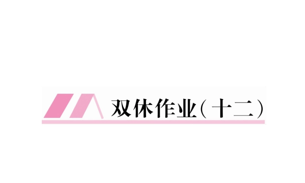 （毕节专版）八年级语文下册 双休作业12课件 新人教版-新人教版初中八年级下册语文课件