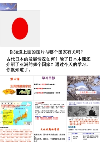 （水滴系列）九年级历史上册 第二单元 第四课 亚洲封建国家的建立课件 新人教版-新人教版初中九年级上册历史课件