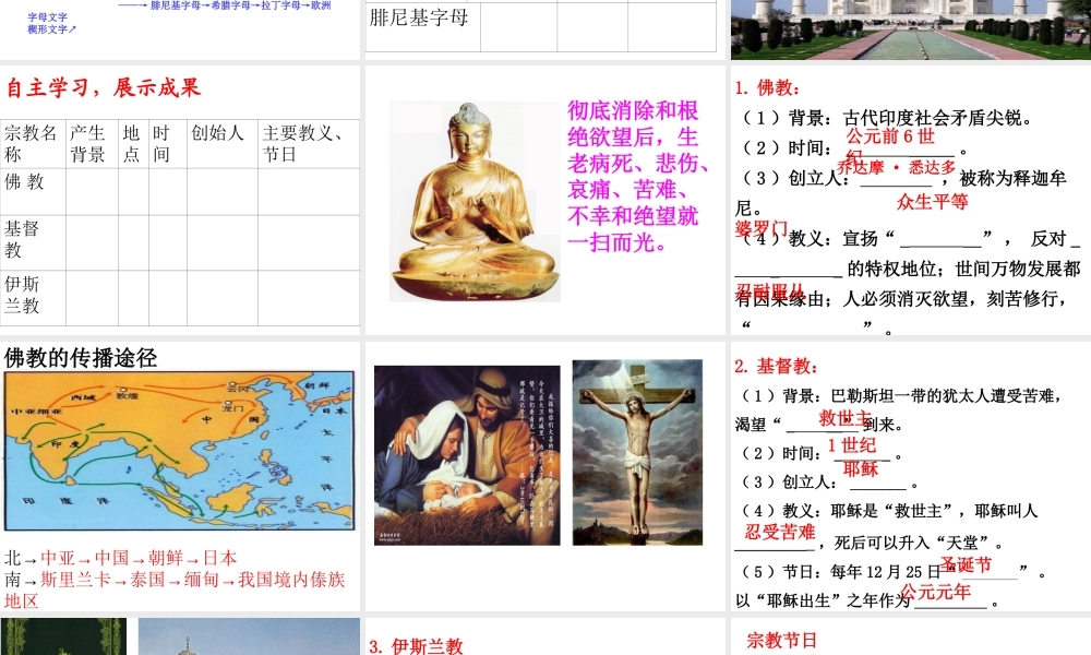 （水滴系列）九年级历史上册 第三单元 第八课 古代科技与思想文化（一）课件 新人教版-新人教版初中九年级上册历史课件